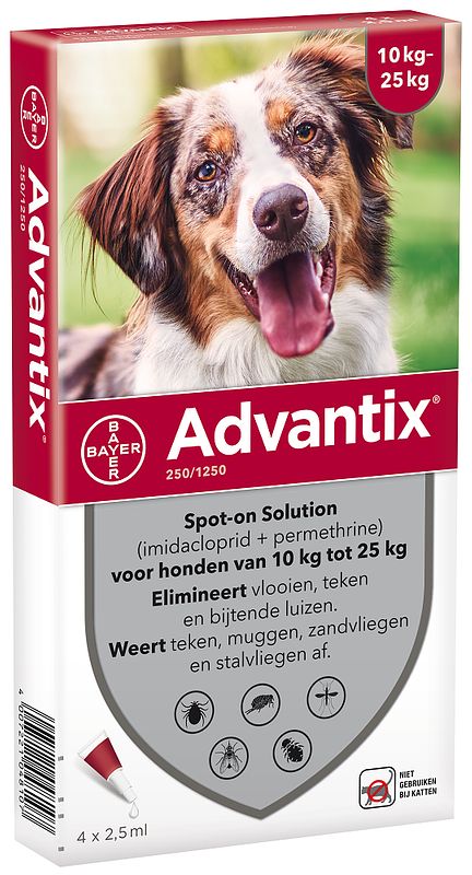 Foto van Advantix hond 250/1250 spot-on solution