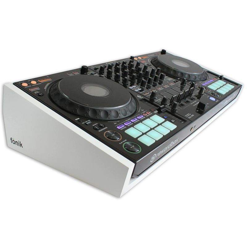 Foto van Fonik audio innovations original stand white voor pioneer ddj-1000