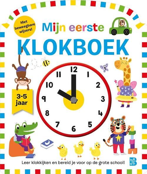 Foto van Mijn eerste klokboek - kartonboekje;kartonboekje (9789403226156)