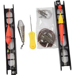 Foto van Visset - hengelsport - visaccessoires - vis - 3delige set - karper/brasem - tackle set vis - dobberkits met molen