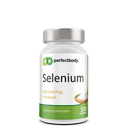 Foto van Perfectbody selenium tabletten - 100 tabletten