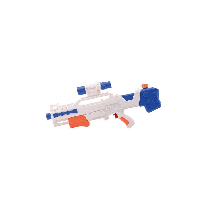 Foto van Johntoy aqua fun waterpistool space mega blaster 60 cm wit