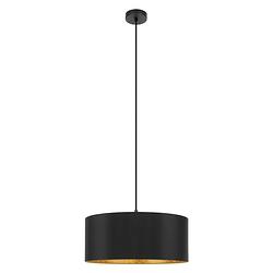 Foto van Eglo zaragoza hanglamp - e27 - ø 53 cm - zwart/goud