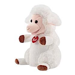 Foto van Trudi handpop schaap 24 cm pluche wit