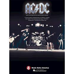 Foto van Hal leonard ac/dc easy guitar songboek voor gitaar