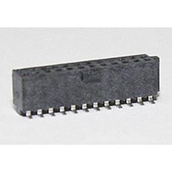 Foto van Molex 781202407 female header, inbouw (standaard) totaal aantal polen: 24 rastermaat: 1.27 mm inhoud: 1 stuk(s) tube