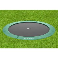 Foto van Akrobat orbit flat to the ground trampoline - 244 cm - groen