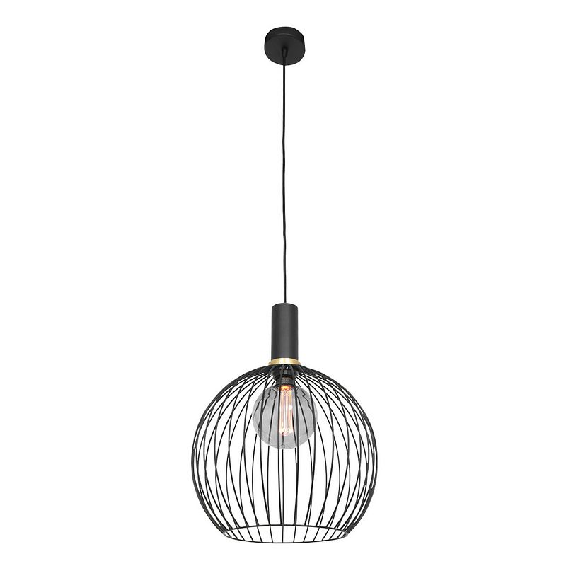 Foto van Steinhauer hanglamp mexlite aureole 3067zw zwart