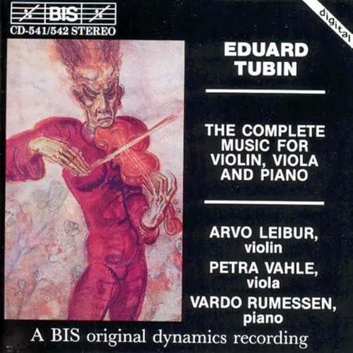 Foto van Tubin: the complete music for violin, viola and piano - cd (7318595415424)