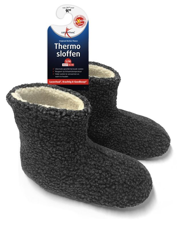 Foto van Lucovitaal thermo sloffen maat 36-40