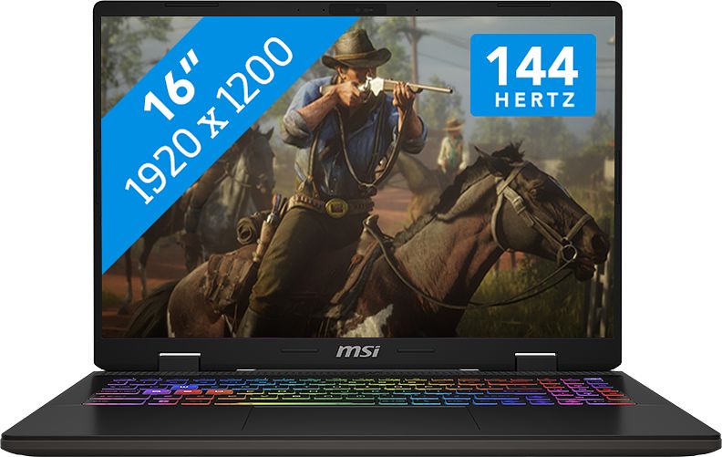 Foto van Msi sword 16 hx b14vgkg-017nl