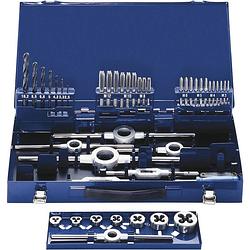 Foto van Eventus by exact 10721 schroefdraad reparatieset 49-delig hss metrisch m3, m4, m5, m6, m8, m10, m12