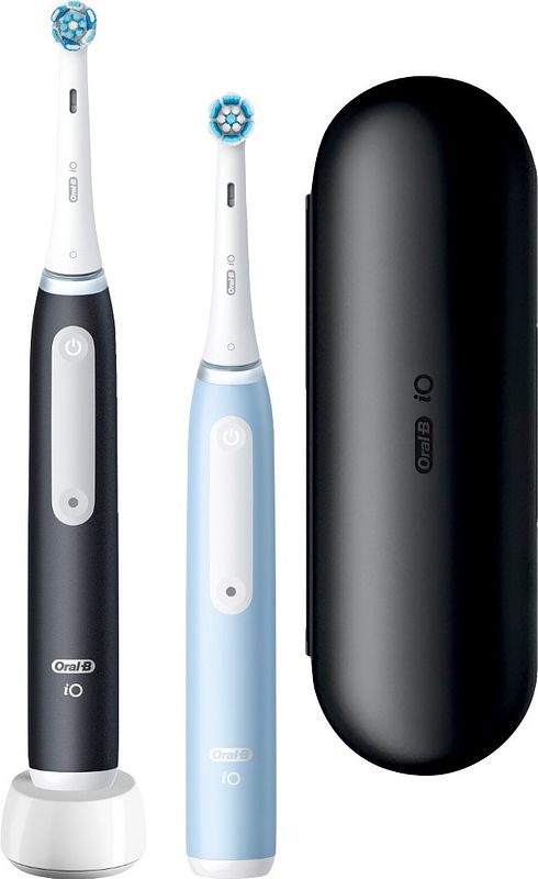 Foto van Oral-b io 3 zwart en blauw duo pack