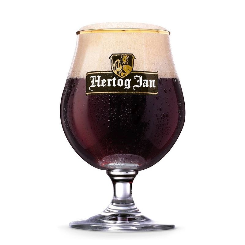 Foto van Hertog jan bierbokaal op voet 250 ml