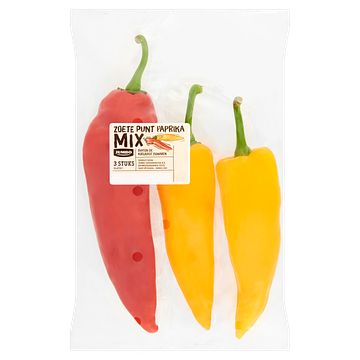 Foto van Jumbo zoete punt paprika mix 3 stuks