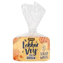 Foto van Jumbo lekker vrij van gluten stroop wafels 240g