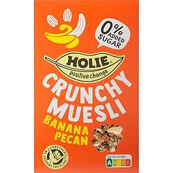 Foto van Holie crunchy muesli banana pecan 400g bij jumbo