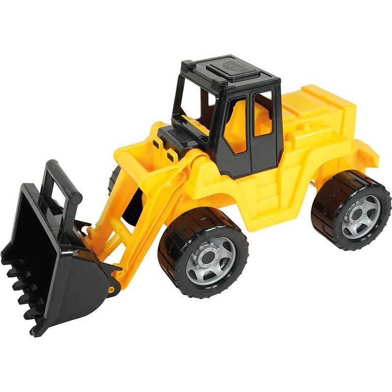 Foto van Lena shovel giga trucks junior 63 cm zwart/geel