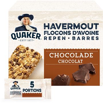 Foto van Quaker havermoutrepen chocolade 5 x 35gr bij jumbo