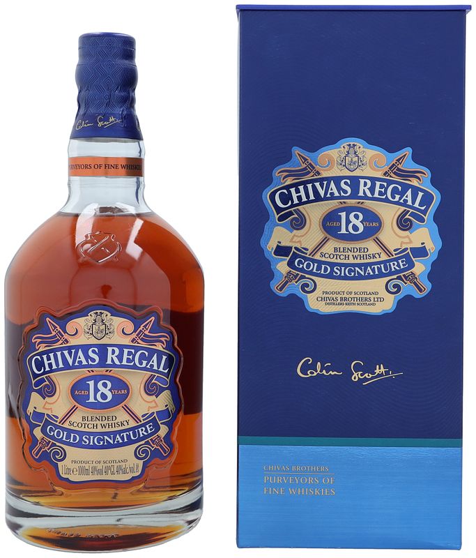 Foto van Chivas regal 18 years 1ltr whisky