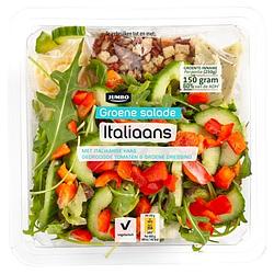 Foto van 2 voor € 6,00 | jumbo groene salade italiaans 250g aanbieding bij jumbo