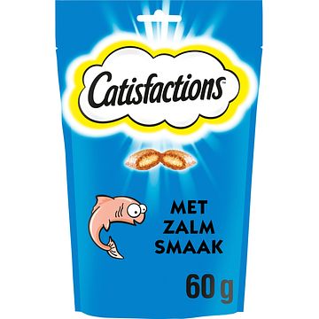 Foto van Catisfactions kattensnacks zalm 60g bij jumbo