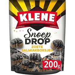 Foto van Klene snoepdrop salmiakboksjes 200g bij jumbo