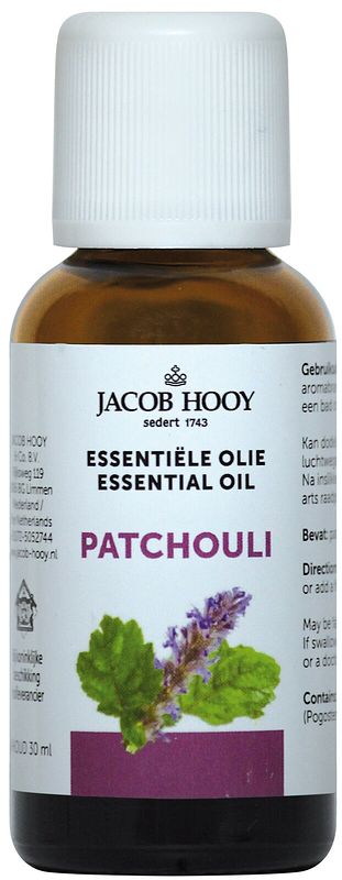 Foto van Jacob hooy essentiële olie patchouli