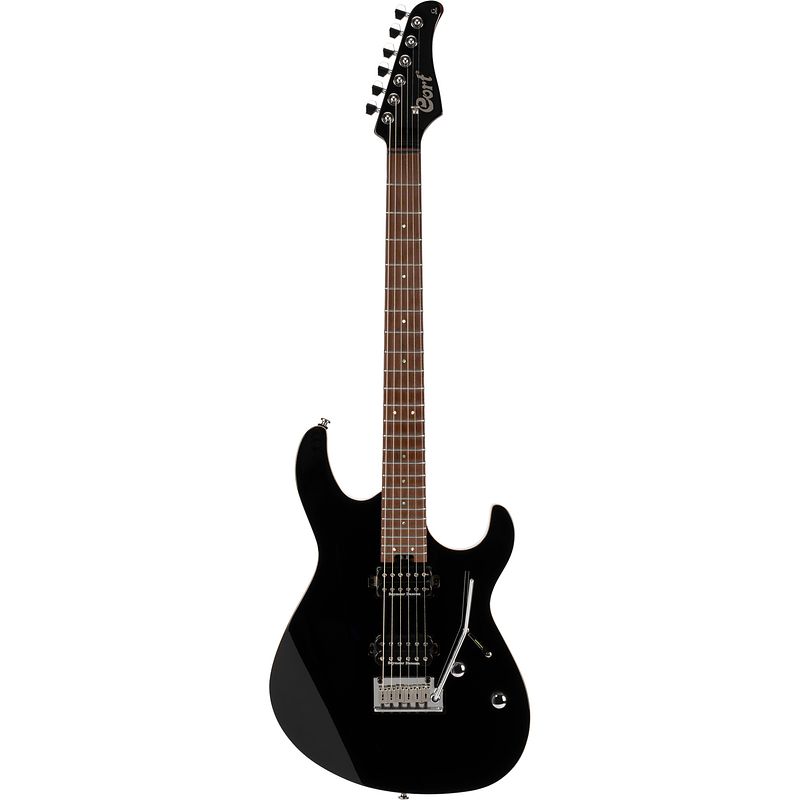 Foto van Cort g300 pro black elektrische gitaar