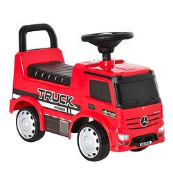 Foto van Loopwagen - speelgoed 1 jaar - auto speelgoed jongens - rood - 62,5 l x 28,5 b x 45 h cm