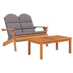 Foto van Vidaxl 2-delige loungeset adirondack massief acaciahout