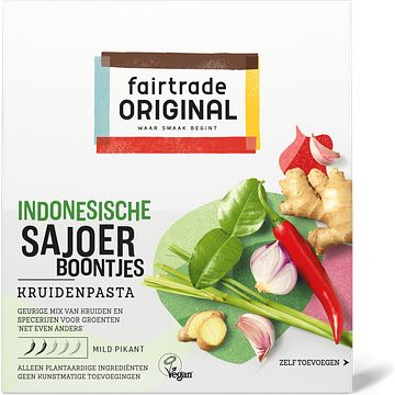 Foto van Fairtrade original indonesische sajoer kruidenpasta 75g bij jumbo