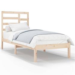 Foto van The living store bedframe massief grenenhout - eenpersoonsbed - 90 x 200 cm