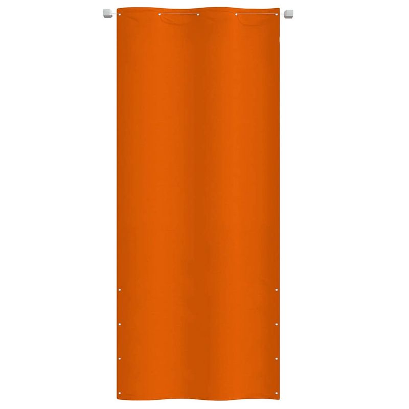 Foto van The living store balkonscherm - oxford stof - 100x240 cm - oranje