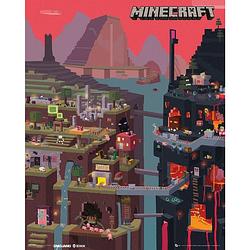 Foto van Gbeye minecraft world poster 40x50cm