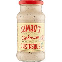 Foto van Jumbo'ss carbonara pastasaus 340 g aanbieding bij jumbo | 25% korting