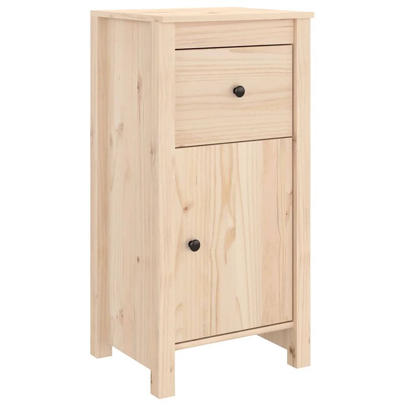 Foto van Vidaxl dressoir 40x35x80 cm massief grenenhout