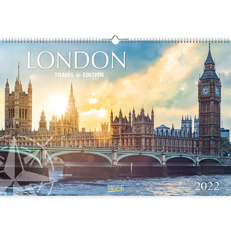 Foto van Comello wandkalender london 2022 papier 39 x 58 cm