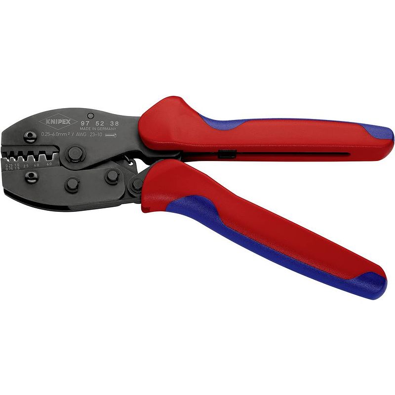 Foto van Knipex preciforce 97 52 38 krimptang adereindhulzen 0.25 tot 6 mm²