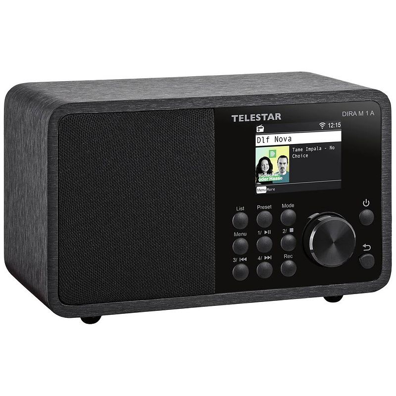 Foto van Telestar dira m 1 a tafelradio met internetradio internet, dab+, vhf (fm) aux, bluetooth, dab+, dlna, internetradio, fm, usb, wifi opnamefunctie, geschikt voor