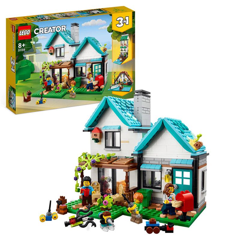 Foto van Lego creator 3-in-1 knus huis 31139