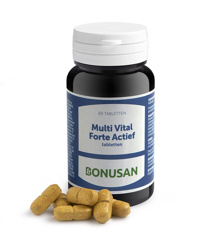 Foto van Bonusan multi vital forte actief tabletten 60st