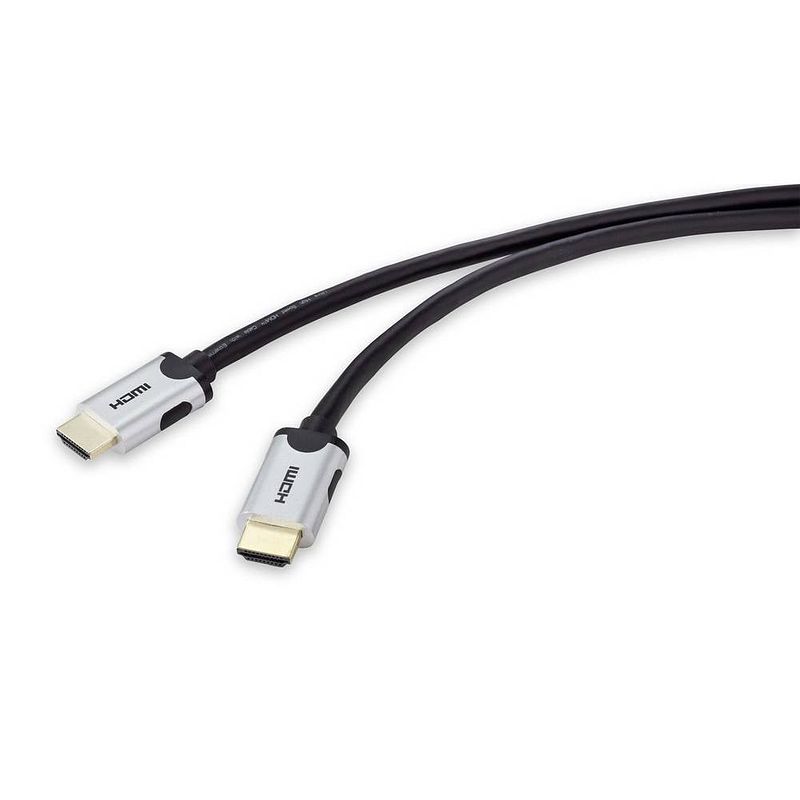 Foto van Speaka professional hdmi aansluitkabel hdmi-a stekker, hdmi-a stekker 3.00 m zwart sp-9063176 ultra hd (8k) hdmi-kabel