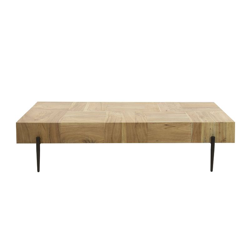 Foto van Giga meubel - salontafel rechthoek acaciahout - massief - 150x60x35cm