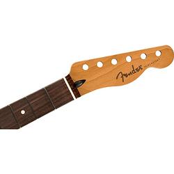 Foto van Fender satin roasted maple telecaster neck rosewood fretboard losse hals met palissander toets voor elektrische gitaar