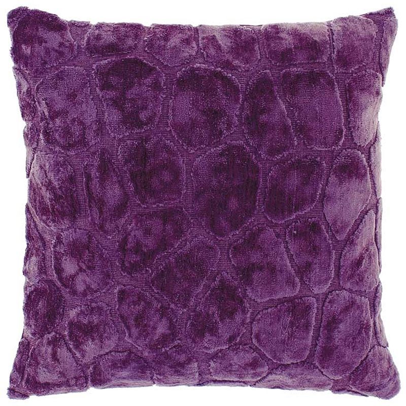 Foto van Unique living - kussen elina - 45x45cm - dark purple