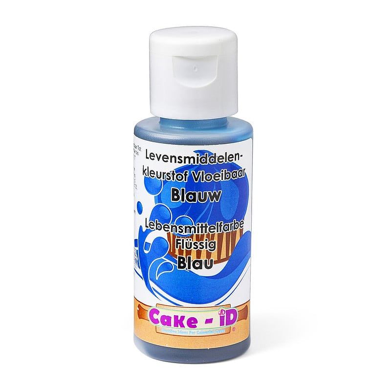 Foto van Vloeibare kleurstof - blauw - 50 ml