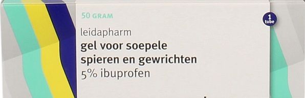 Foto van Leidapharm ibuprofengel 5%