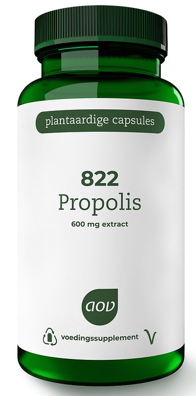 Foto van Aov 822 propolis extract 600mg vegacaps