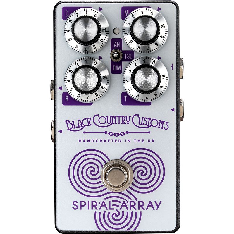 Foto van Laney black country customs spiral array chorus effectpedaal